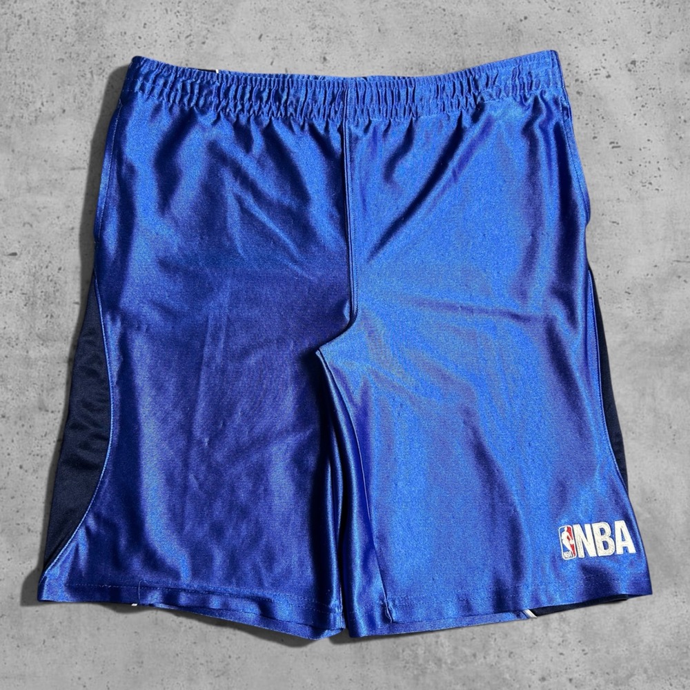 NBA Basketball Shorts Royal Blue Navy Youth Size 10/12 Baggy Retro Skater
